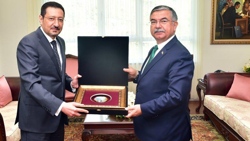 Bakan Yılmaz, Suudi Arabistan Ankara Büyükelçisi Hireyci´yi kabul etti